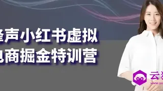 锋声小红书虚拟电商掘金特训营