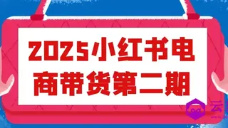 2025小红书电商带货第二期