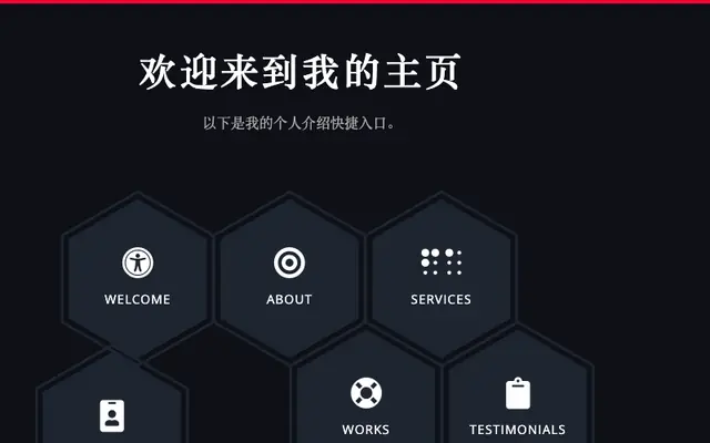 CSS3蜂窝状快捷导航代码
