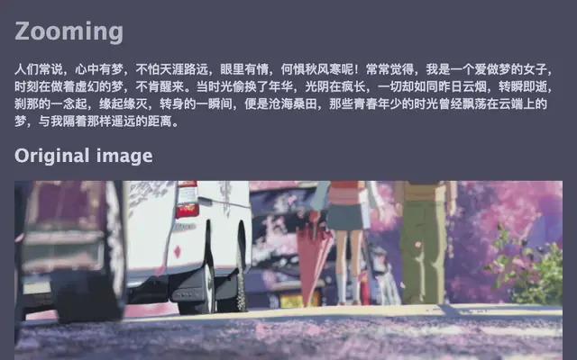js智能缩放点击图片放大预览代码