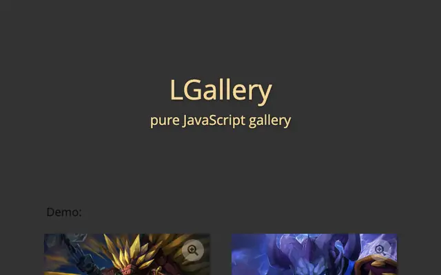 图片幻灯片插件lgallery.js