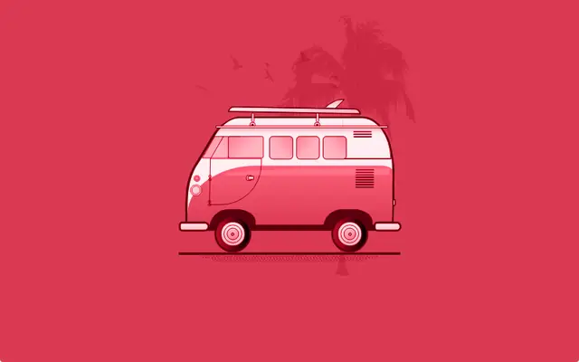 CSS3卡通户外野营车特效 CSS3卡通户外野营车特效