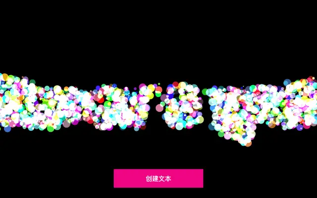 CodePen - particleOnText - pure JavaScript